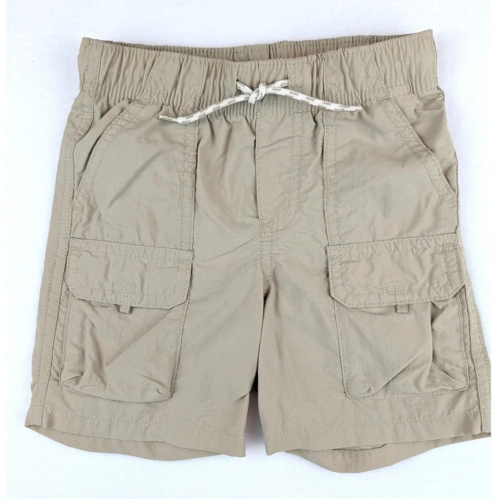 Old Navy Boys Hike Short Tan Cargo Nylon Elastic Waist Size‎ 3T